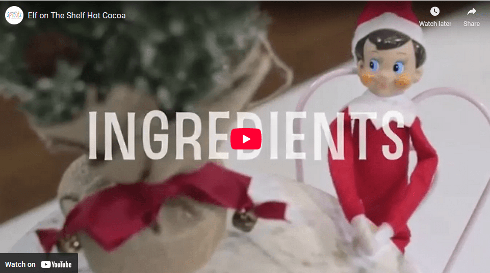 Elf figurine in red outfit next to 'INGREDIENTS' text on YouTube video cover.